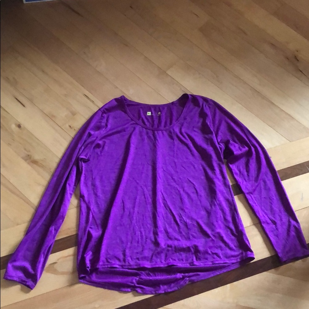 Purple Xersion athletic long sleeve